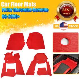 At18020605 Amsparc Full Floor Mat Pad Protection Carpet For Corvette C8 Coupe 2020-2024 Us