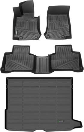 Anbingo 759135329561 Floor Mats Set For Mercedes-benz Glc 2016 2022 All Weather Tpe Rubber