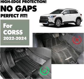 Cross-00 Antsvnn All Weather Floor Mats Cargo Trunk Liner For Toyota Corolla Cross 2022 2023 2024
