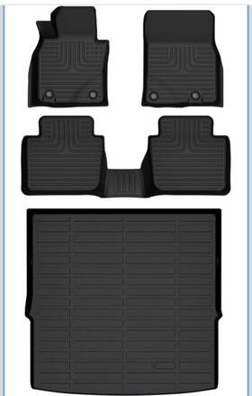 Cpt1-mcx5023-1-bk Aom 198073016193 Fits 23-25 Mazda Cx-50 All Weather 3d Molded Floor Mats Carpets Tpe Trunk Mat