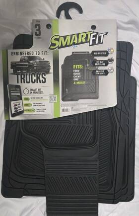 79930 Armor All Smart Fit Black Rubber Cut To Floor Mats