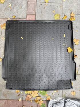 1119yps250 Audi Oem Cargo Mats Liner For Q7 2017-2024 Black All-weather Factor
