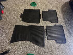 4g8061501 Audi 12-18 A7 Front And Rear All Weather Floor Mats Rubber Oem