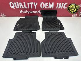 4k0061511a041 Audi 2019-2024 A6 Front And Rear Floor All Weather Rubber Mats Set Of 4 Oem