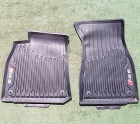 4k1-061-501-a-041 Audi Factory Oem Rs6 Avant Front Floor Mats All Weather Black