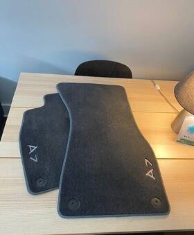 4k8061275mno Audi Oem A7 2019-25 Premium Textile Floor Mats Front Set Part No
