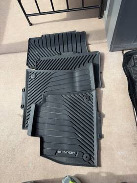 Audi 4kl-061-501-041 Genuine Oem All-weather Floor Mats-front-rear-trunk-cargo