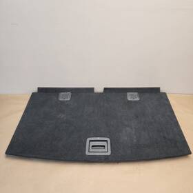 4l0-863-462-ae-9am Audi 2007-15 Q7 Black Rear Trunk Floor Cargo Mat Storage Carpet Cover Panel Oem