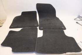4m1863011f Audi 2017-2023 Q7 Front And Rear Floor Mat Carpet Complete Set Of 4 Oem