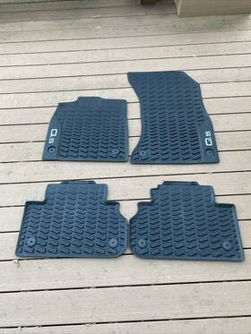 80a061511a041 Audi Q5 Oem 2018 2019-2023 All Weather Rubber Floor Mat Front And Rear