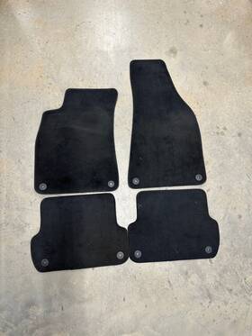 8ei06i550 Audi A4 B6/b7 2002 2008 S Line S4 2.0t 3.2 Oem Black Full Set Carpet Floor Mats