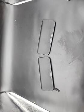 8h0863575 Audi 2005 A4 Cabrio Left And Right Roll Bar Trim Cover Panel Black F7-127