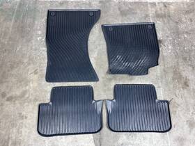 8k1863691 Audi 2009-2016 A4 S4 B8 Original Oem Rubber Black Set Floor Carpet Mats