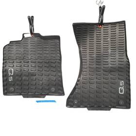 8r1061501 Audi Q5 2009-2017 Oem Rubber All Weather Front Floor Mat Pair - Black