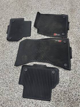 8w1061221a Audi All Weather Floor Mats For S4 Oem 44k 18-23 - 4