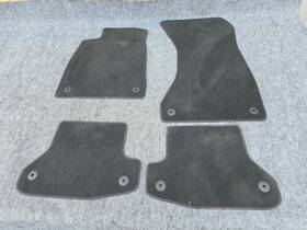 8w6864450 Audi Floor Mat Mats Set Black With Red Stitching 40k 18-23 A5 S5 Rs5 B9