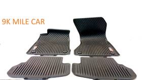 8w7061511c Audi 17-25 B9 F5 S5 Floor All Weather Rubber Mat Front Rear Set Oem 110425