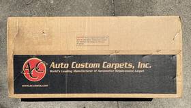 19950 Auto Custom Carpets Inc. 1988-1996 Chevrolet K2500 Ext Cab 9779 Medium Gray / Pewter Cutpile Floor Carpet