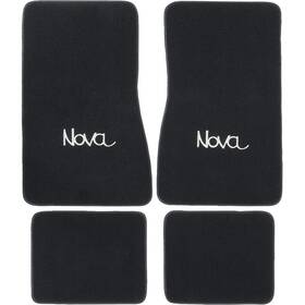 N3375101 Auto Custom Carpets 1968-73 Chevrolet Chevy Ii Nova 4-piece Floor Mat Set Loop Script Logo
