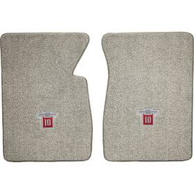 Tk32ct44 Auto Custom Carpets 1960-72 Chevrolet Pickup Truck 2-piece Floor Mat Set Loop C10 Logo
