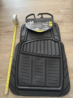 202wm35 Auto Drive 4pc Premium Rubber Car Mat Toll Black- Universal Fit For Cars Trucks