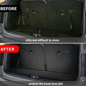 Bm-sorento-2021 Autopartsellonline Cargo Tray With Seat Back Protectors For 21-26 Kia Sorento Trunk Floor Accessory