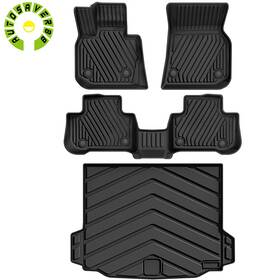 Beysh5czcx Autosaver88 4pcs Car Floor Mats Cargo Liner For 2018- 2024 Bmw X3 All Weather Tpe Rubber