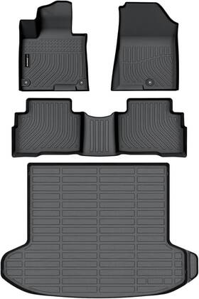 Afma-053 Auxko Floor Mats Cargo Liner Set Rubber Tpe Waterproof For Kia Sportage Hybrid 2023-25