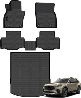 Aux-cx70-25 Auxko 2025 Mazda Cx-70 Cx70 Phev All Weather Floor Mats Cargo Trunk Liner Set New