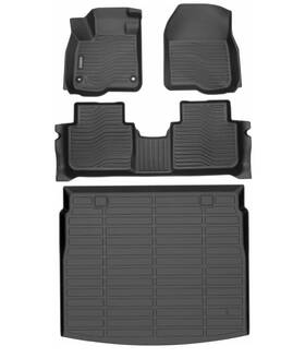 Auxko Tem-1569 All Weather Floor Mats And Cargo Liner For 2023-2026 Honda Cr-v Tpe Rubber Liners