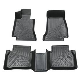Backye Bck49786k Floor Mats Liner Black For Mercedes-benz E-class Sedan 2017-2023 All Weather New