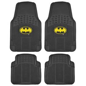 Mt-802-bk Bdk Wbmt-1372 Amzcj2 Warner Bros Batman Rubber Floor Mats Car Accessories Universal Fit Nosl