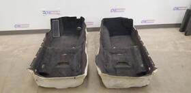 222.be1u16 Bentley 16 Continental Gtc Carpet Set Pair Left And Right Black