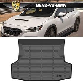 Bnz-cpt1-swrx22-1-bk Benz-vs-bmw Fits 22-25 Subaru Wrx Rear Trunk Mat All Weather 3d Molded Boot Cargo Liner Tpe