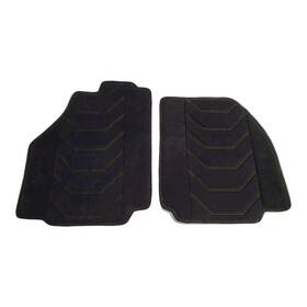Be-fr26-bal-y1 Bespoke Edition Black Alcantara Floor Mats For Ferrari F8 Sf90 296 458 488 Roma