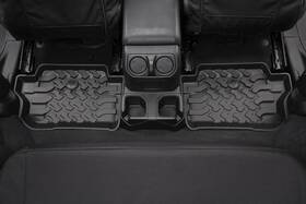 51516-01 Bestop 2nd Row Black Floor Liners Fits Jeep Wrangler 2018-2022