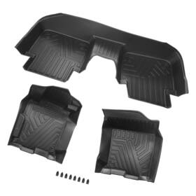 Kc3ie8 Bfo Floor Mats Liners Black Tpe All Weather For Honda Accord Sedan 2013-2017 3pcs