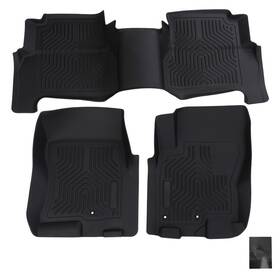 Bfo Tbanh0 Waterproof Floor Mats For Nissan Frontier Crew Cab 2008-2021 All-weather