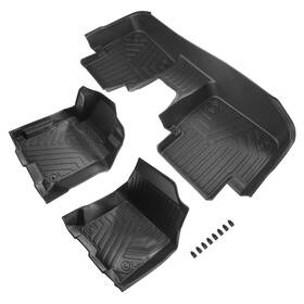 Ydpw98 Bfo All Season Black Floor Liner Mats Waterproof For Honda Accord Sedan 2013-17 New
