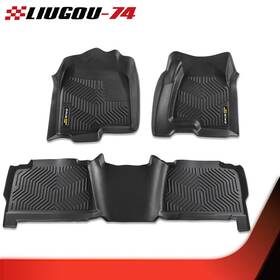 Big091112 Big-wheel Floor Mats Fit For 1999-2006 Chevy Silverado/gmc Sierra Crew Cab Tpe Liners New