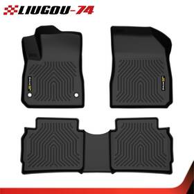 Big-wheel Big324576 Tpe All Weather Floor Mats Anti-slip Liner Black Fits Chevrolet Malibu 2016-2023