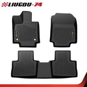 Big836306 Big-wheel 3pcs Tpe Floor Mats Front And Rear All Weather Fit For 2019-2024 Toyota Rav4