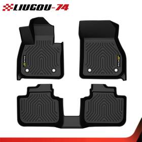 Big869574 Big-wheel Tpe All Weather 3d Molded Floor Mats Liners Black Fit For Bmw X1 F48 2016-2022