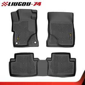 Big903427 Big-wheel New 3d Floor Mats Set Fit For 2012-2015 Honda Civic All Weather Tpe Car Liners