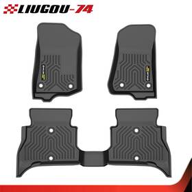 Big903466 Big-wheel Floor Mats Liner Fit For 21-24 Jeep Wrangler 4xe Hybrid Rubber Tpe All Weather