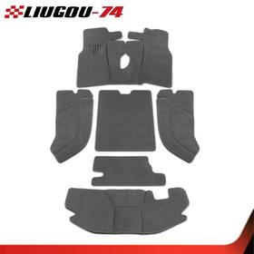 Big926268 Big-wheel Fit For 1997-2006 Jeep Wrangler Tj Floor Mats Interior Carpets Rug Kit Gray 6pcs