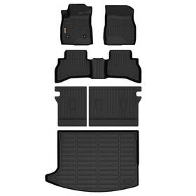 Binmotor 759135326881 Binmotor-all Weather Car Floor Mats And Cargo Liner Seat Full Set Black