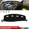 Kt299 Black Dashboard Dash Cover Carpet Mat Pad For 2002-2005 Dodge Ram 1500 2500 3500