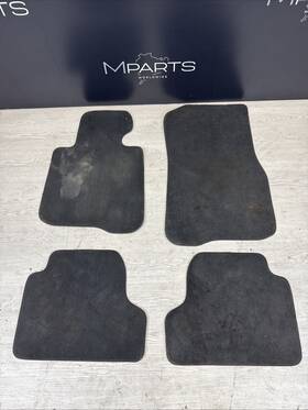 1634890 Bmw 2017-2020 440i F80 M3 Front And Rear Carpets Floor Mats Black 4 Pcs Oem