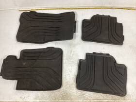 2219802 Bmw 2008 - 2010 528i Front Rear Left Right Floor Rubber Mat Set 4 Oem